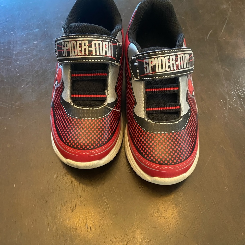 Spiderman Kids Sneakers - Red and Black